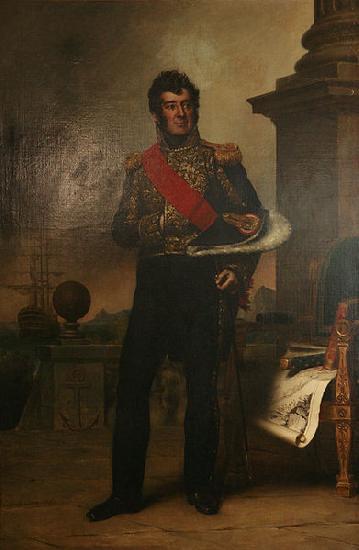 Jean-Baptiste Paulin Guerin Admiral Laurent Jean Francois Truguet oil painting image